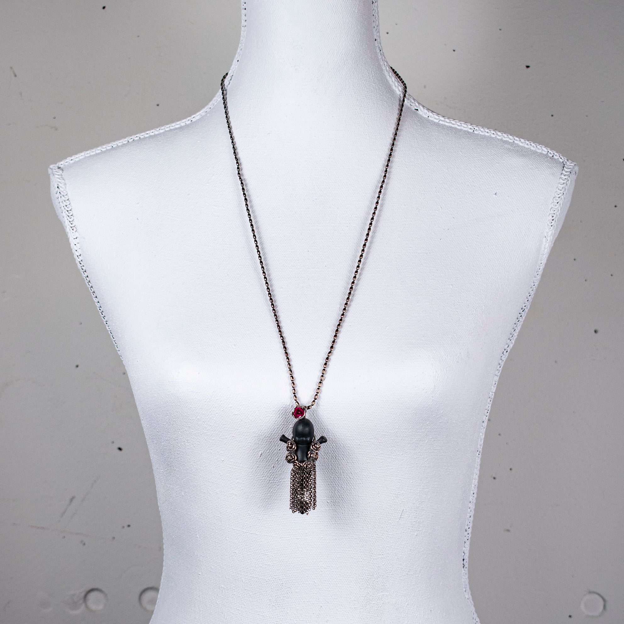 "Aloha Baby" Necklace Black And Silver
