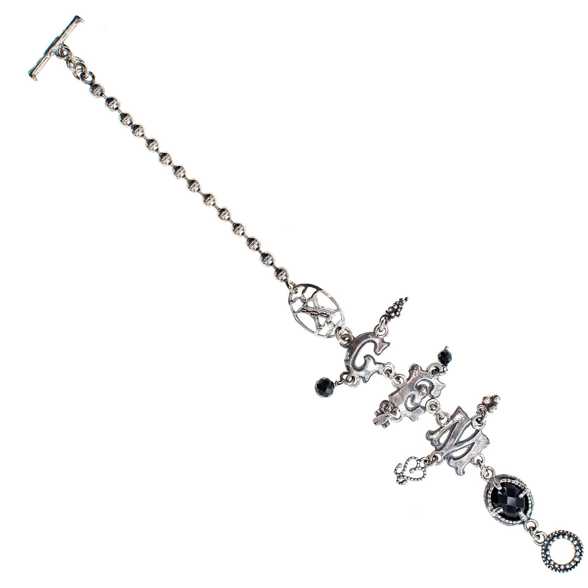 GEM Letter Armband – Sterling Zilver – Gem Kingdom