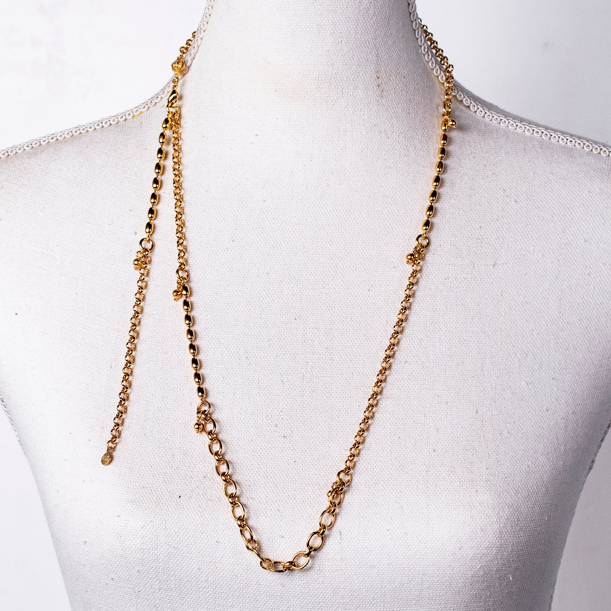Versatile Multi-Link Chain – Gold Plated – Gem Kingdom