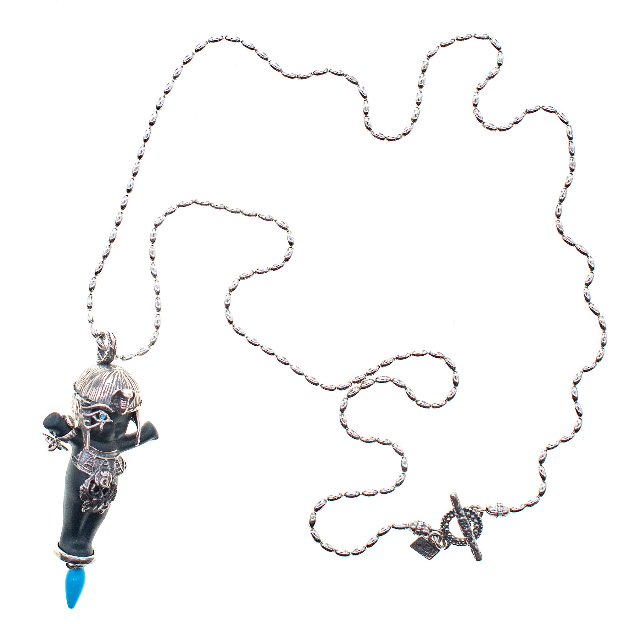 "Cleo" Necklace Black And Silver
