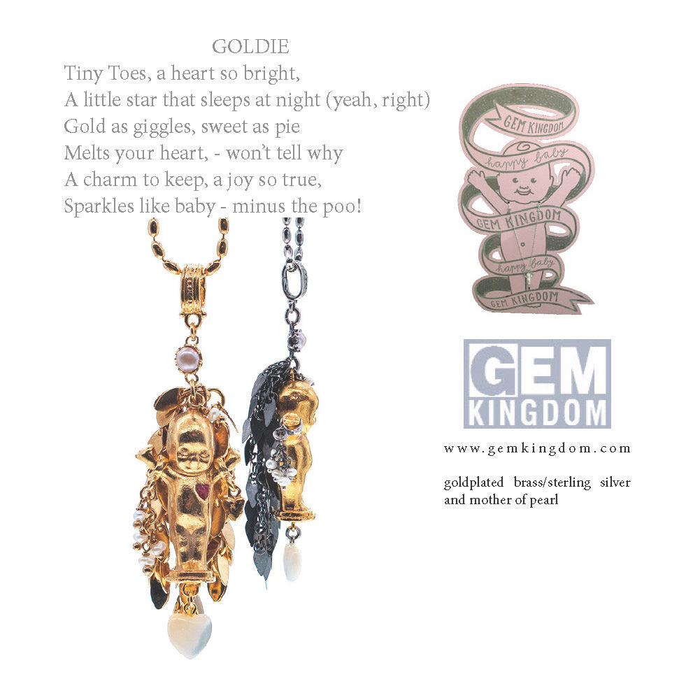 Goldie Silver Necklace – Sterling Silver – Gem Kingdom