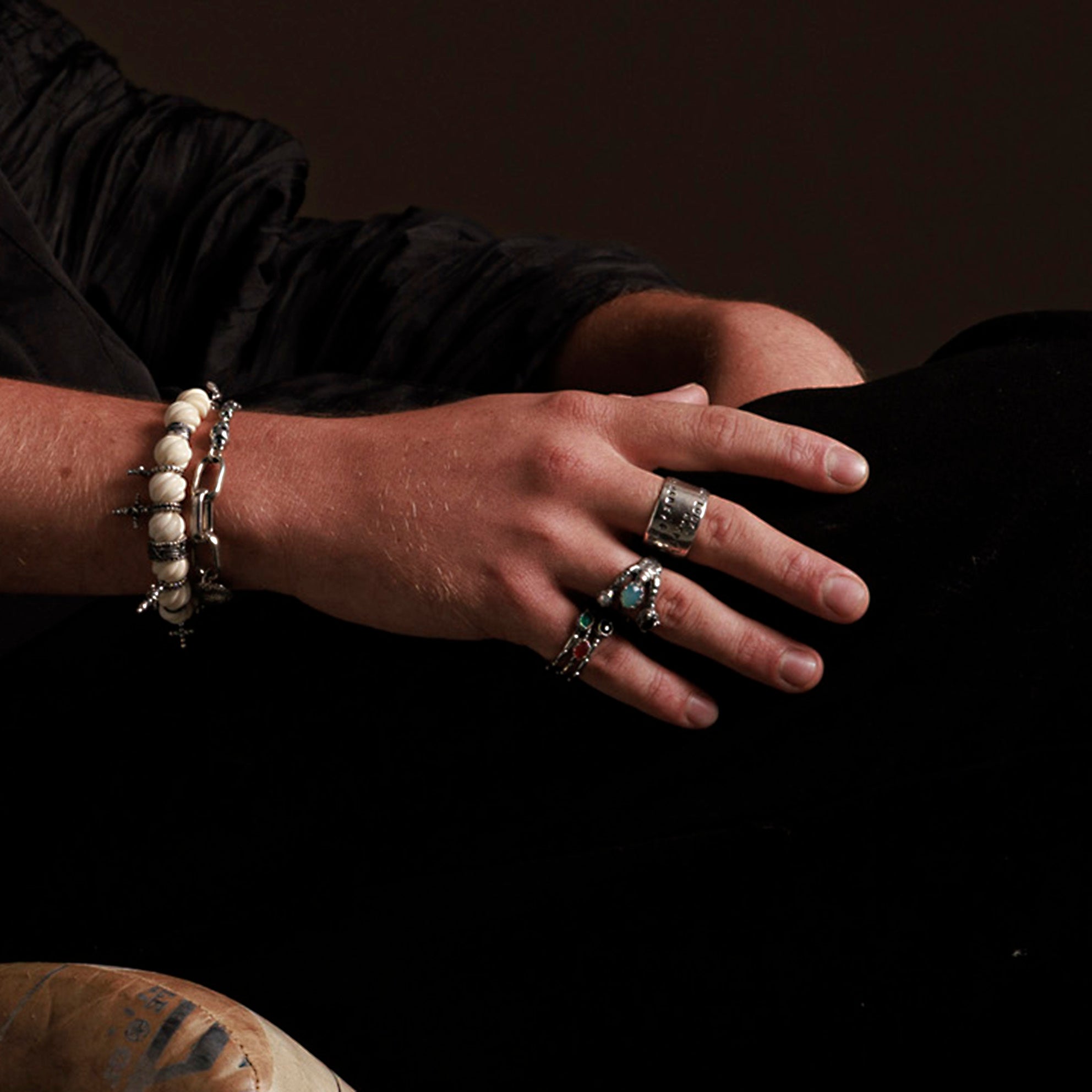 Rebel Rebel Silver Men's Bracelet