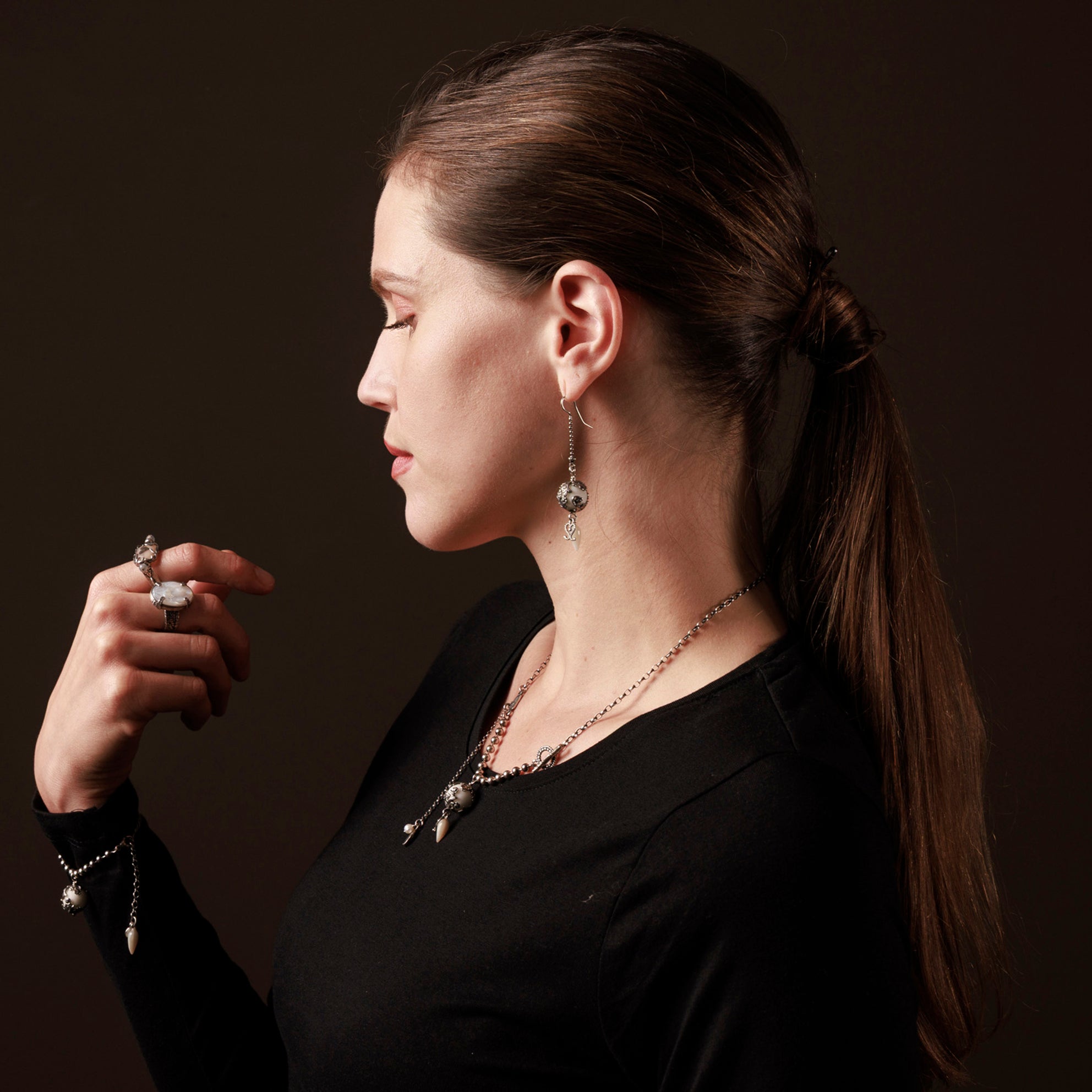 Wit Porselein Ketting