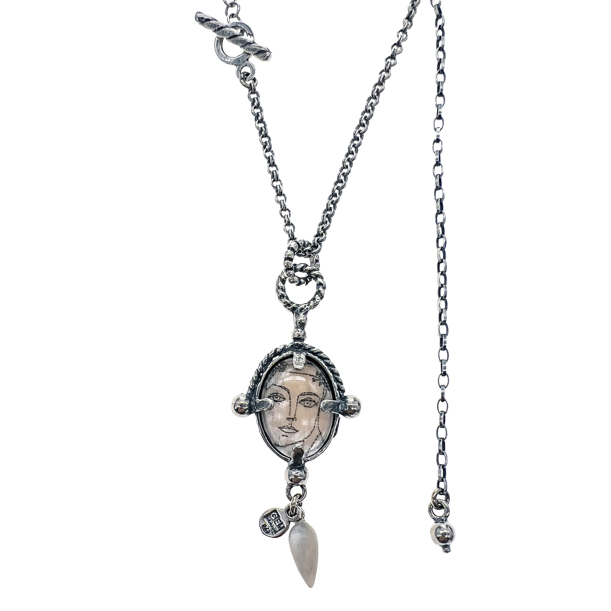 Picasso Necklace – Sterling Silver – Gem Kingdom