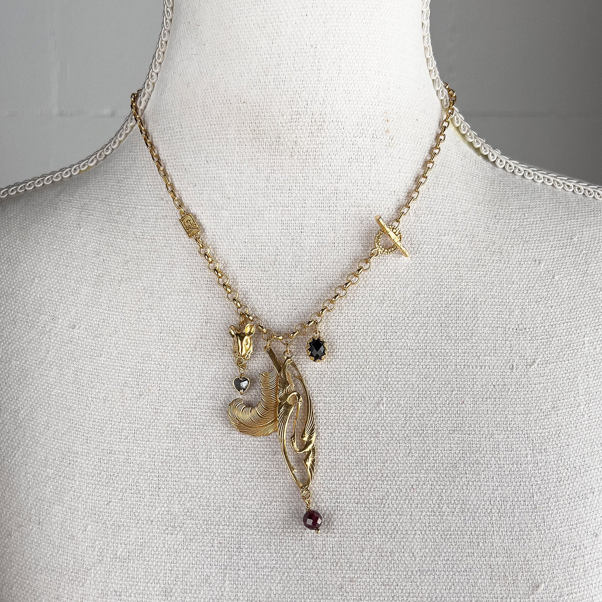Charm Creatures Necklace – 18k Gold Plated – Gem Kingdom