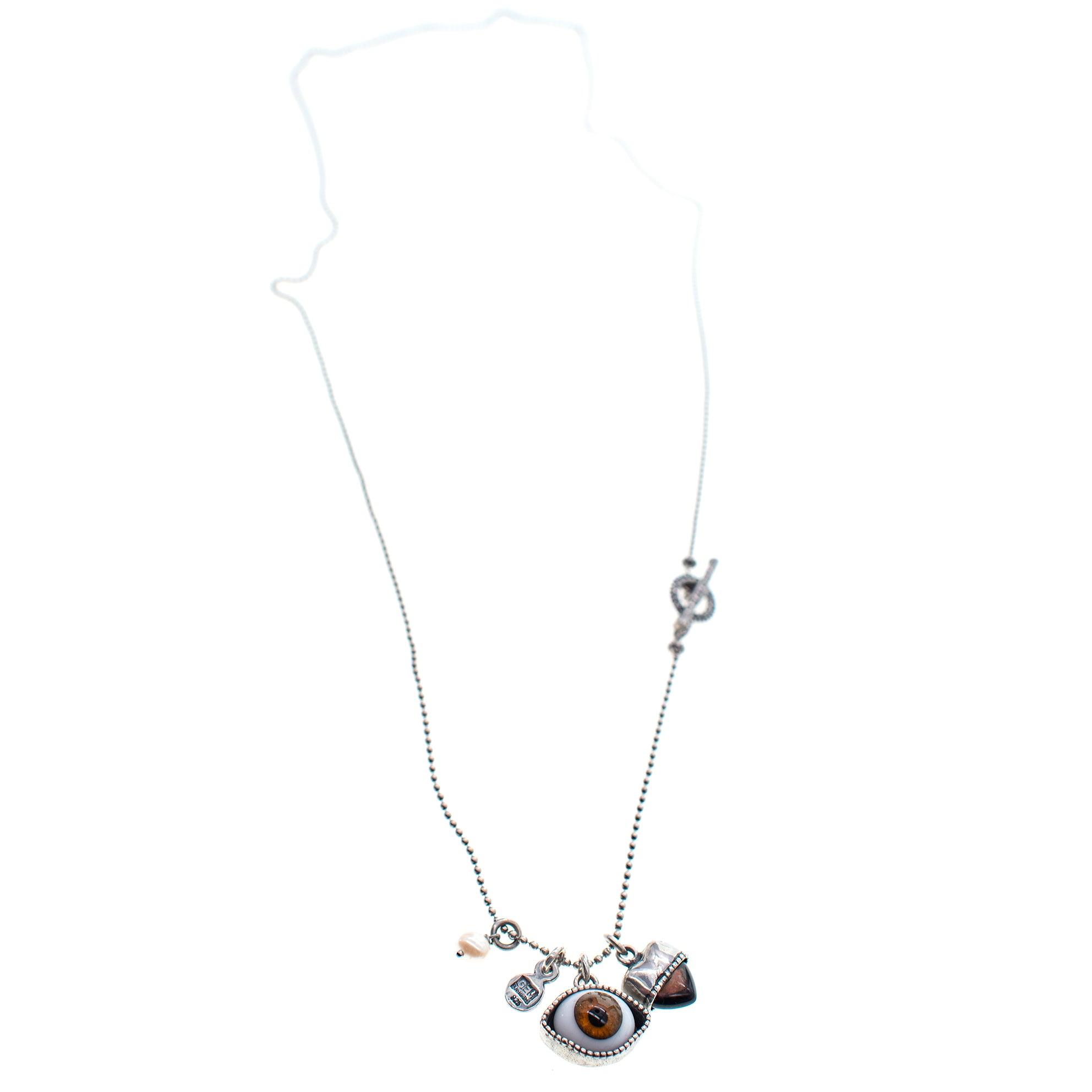 Eye Love You Ketting Bruin