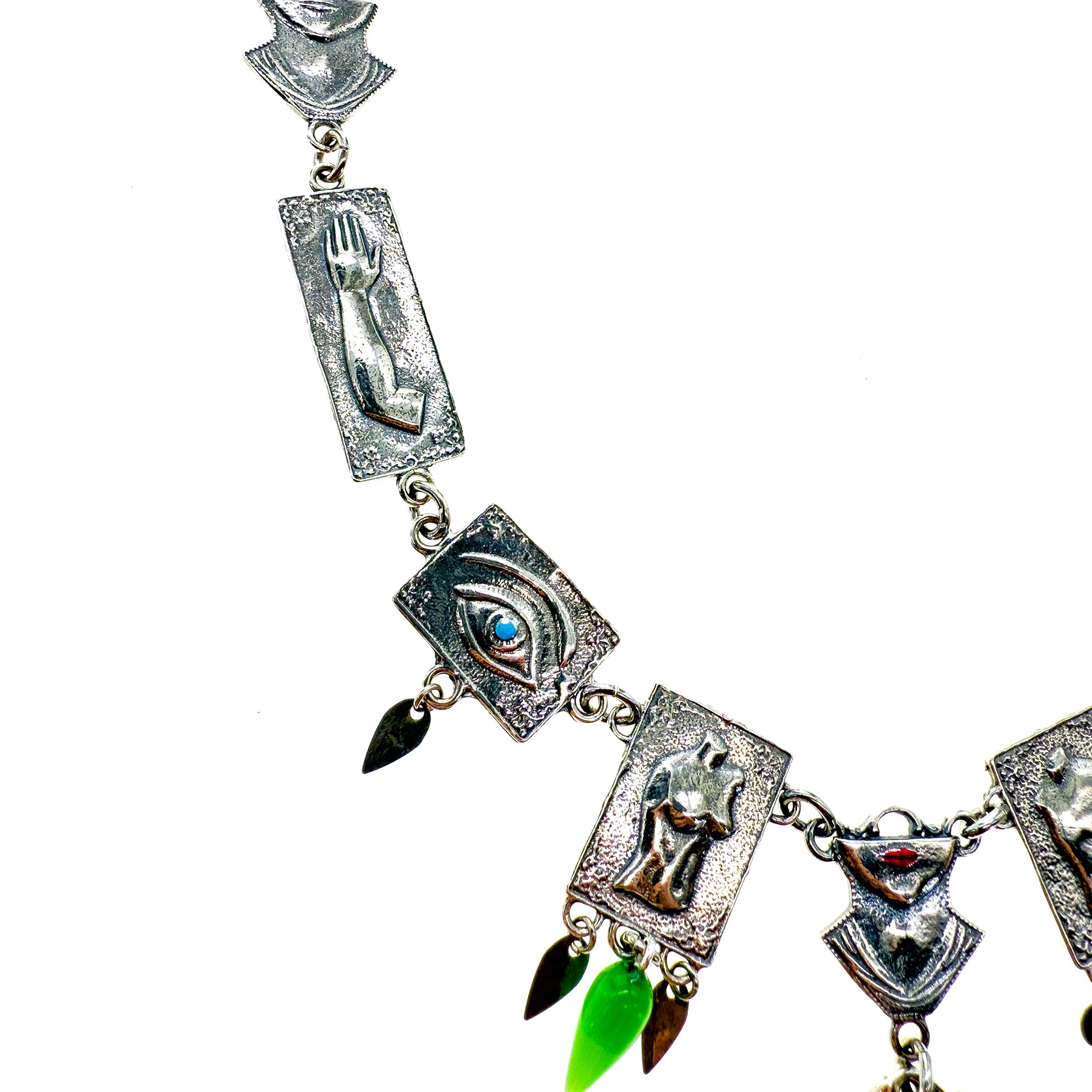 Ex Voto Collar Necklace – Sterling Silver – Gem Kingdom