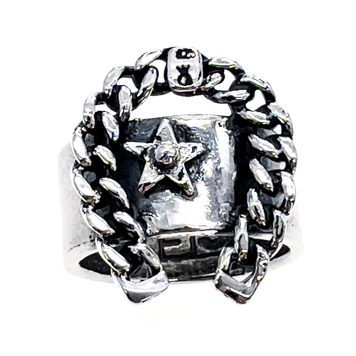 Chain Ring – Sterling Silver – Gem Kingdom