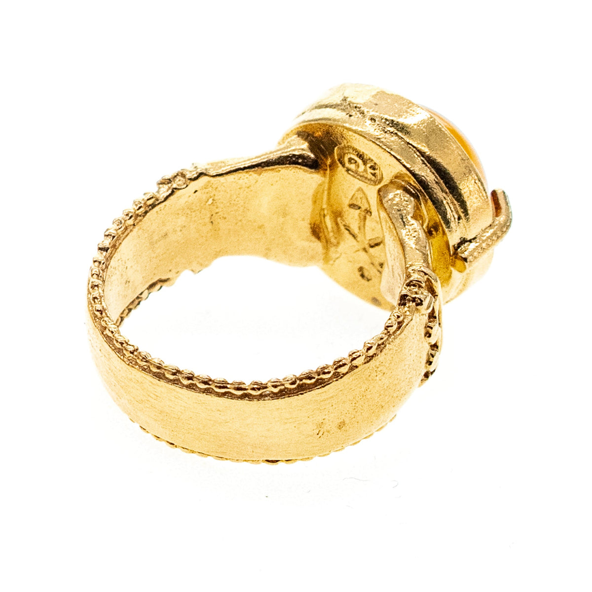 Diamant Ring Rookgrijs – Verguld – Gem Kingdom