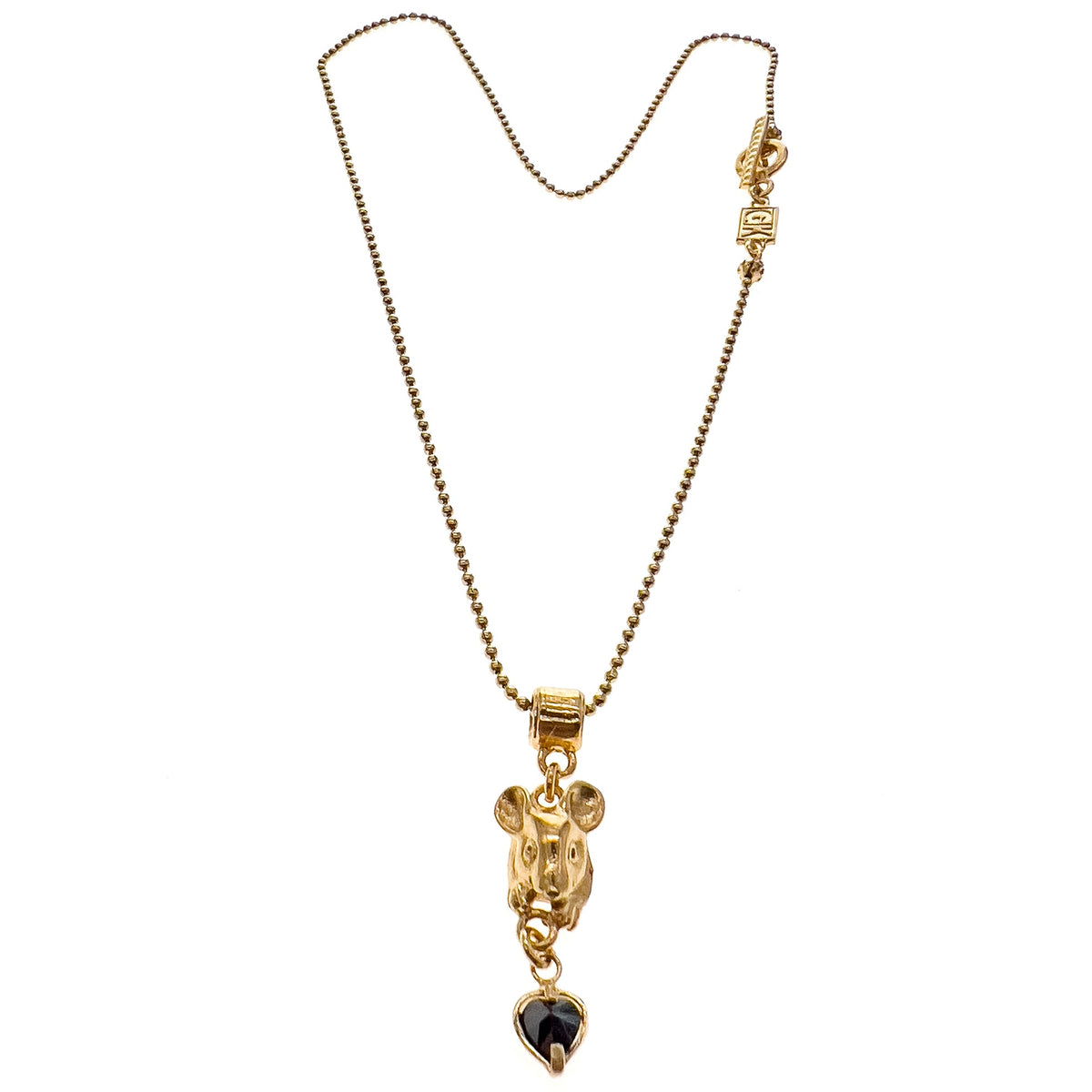 Mouse Necklace – 18k Gold Plated – Gem Kingdom