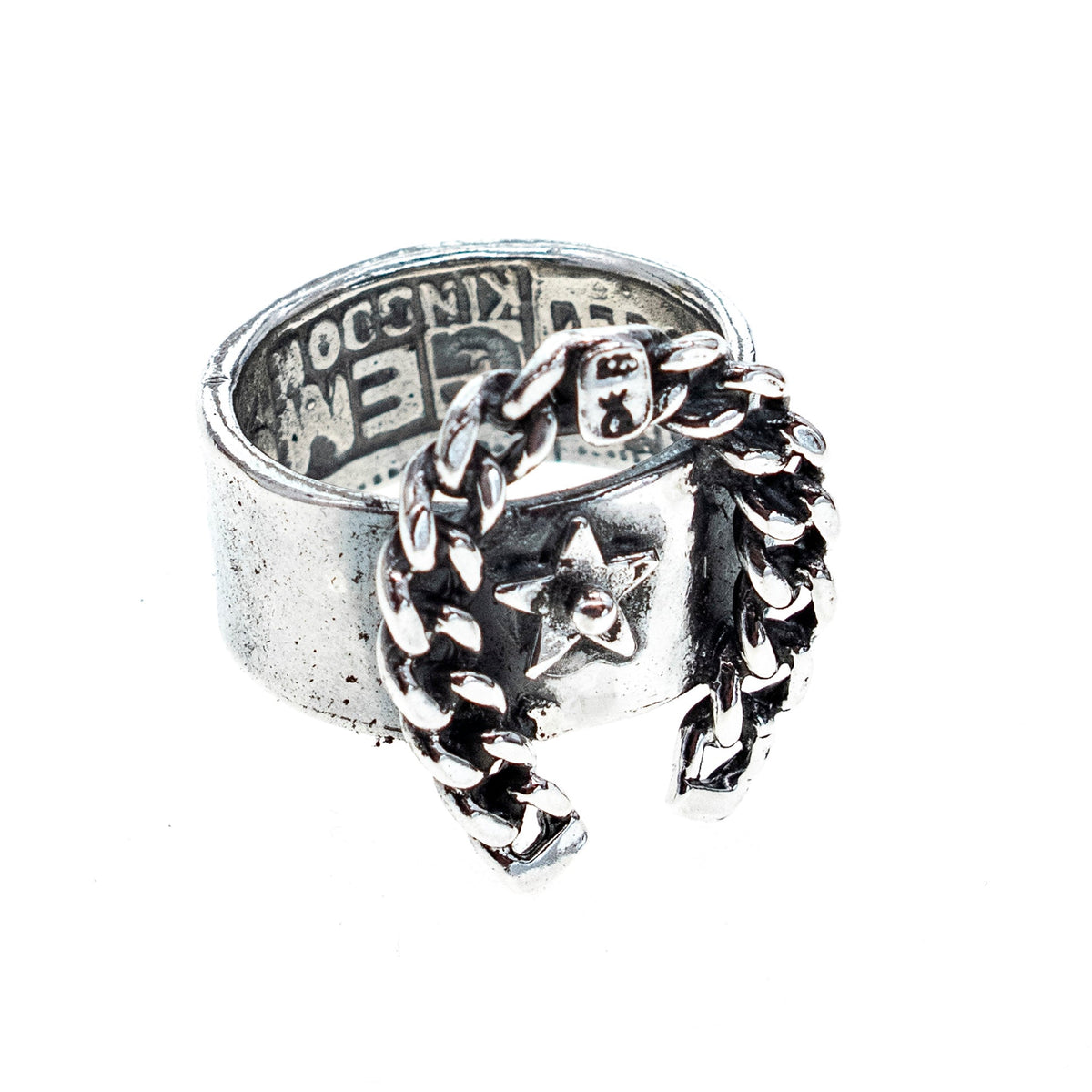 Chain Ring – Sterling Silver – Gem Kingdom