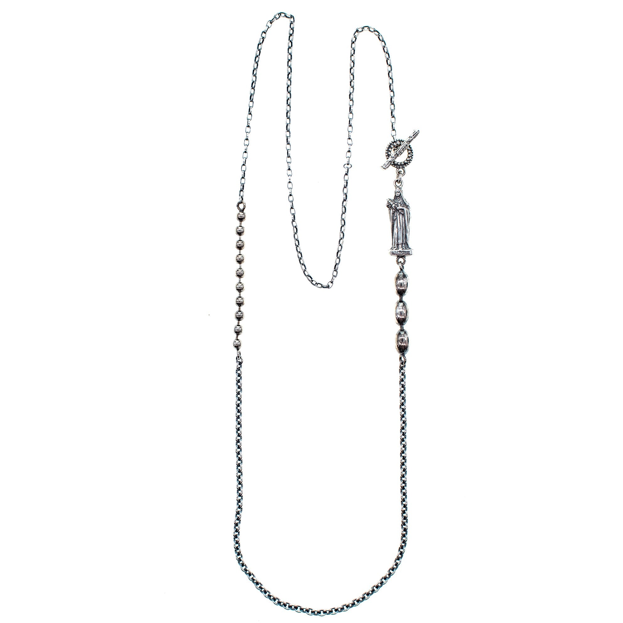 Madonna Sterling Silver Chain Necklace – Sterling Silver – Gem Kingdom