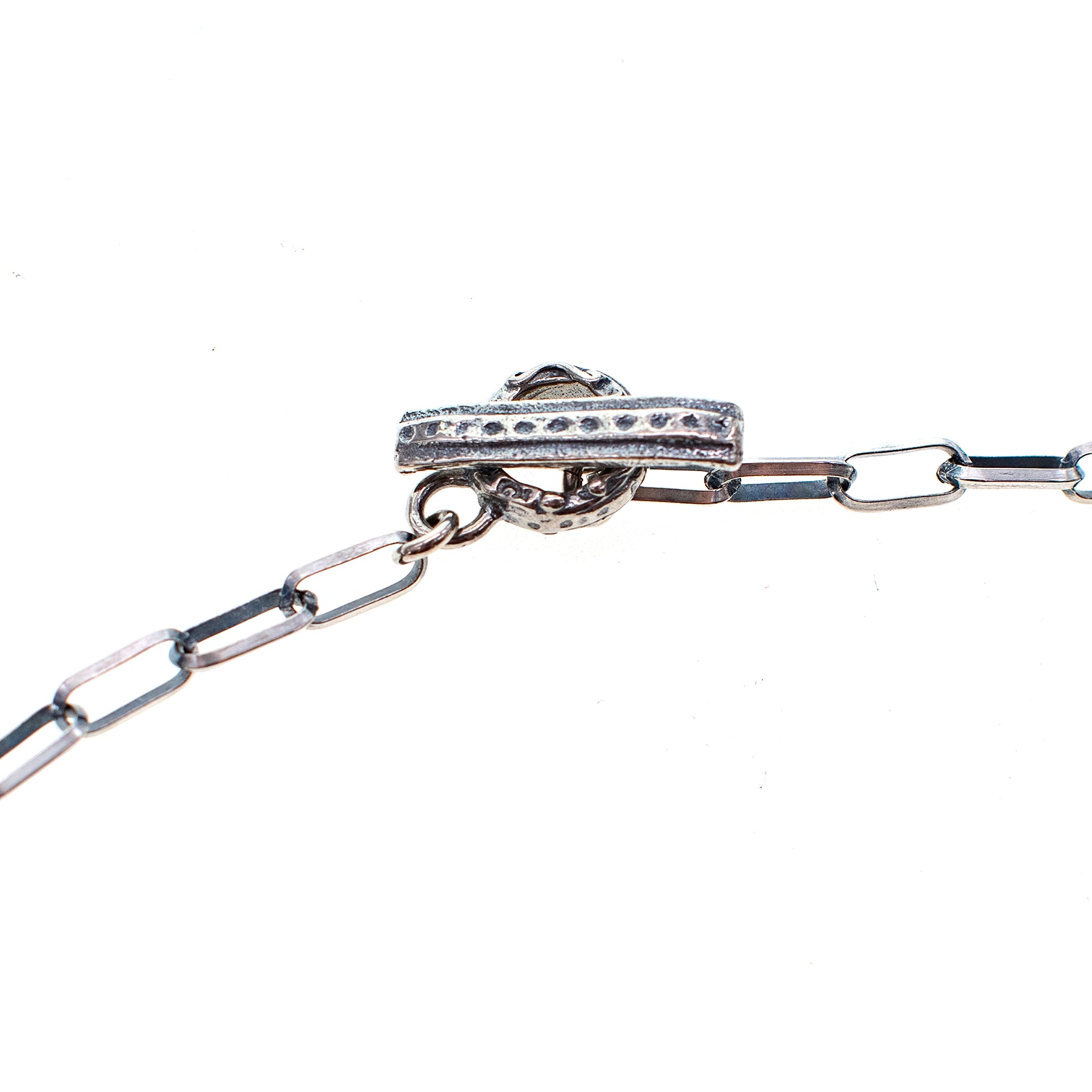 Asymmetric Sterling Silver Chain Necklace