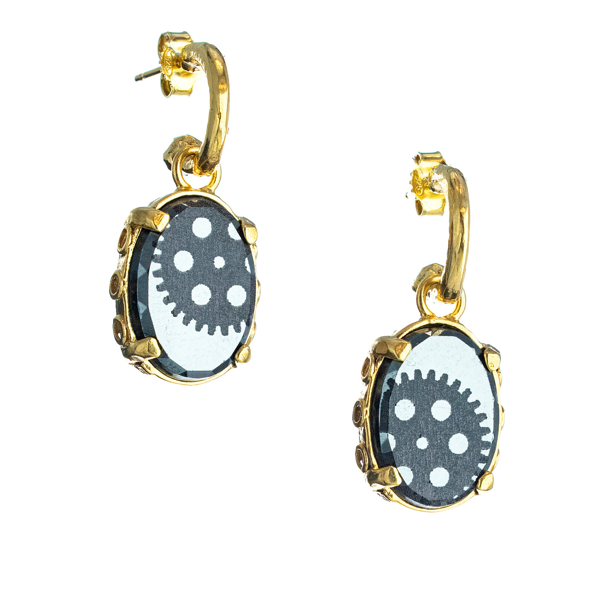 Cogwheel Earrings