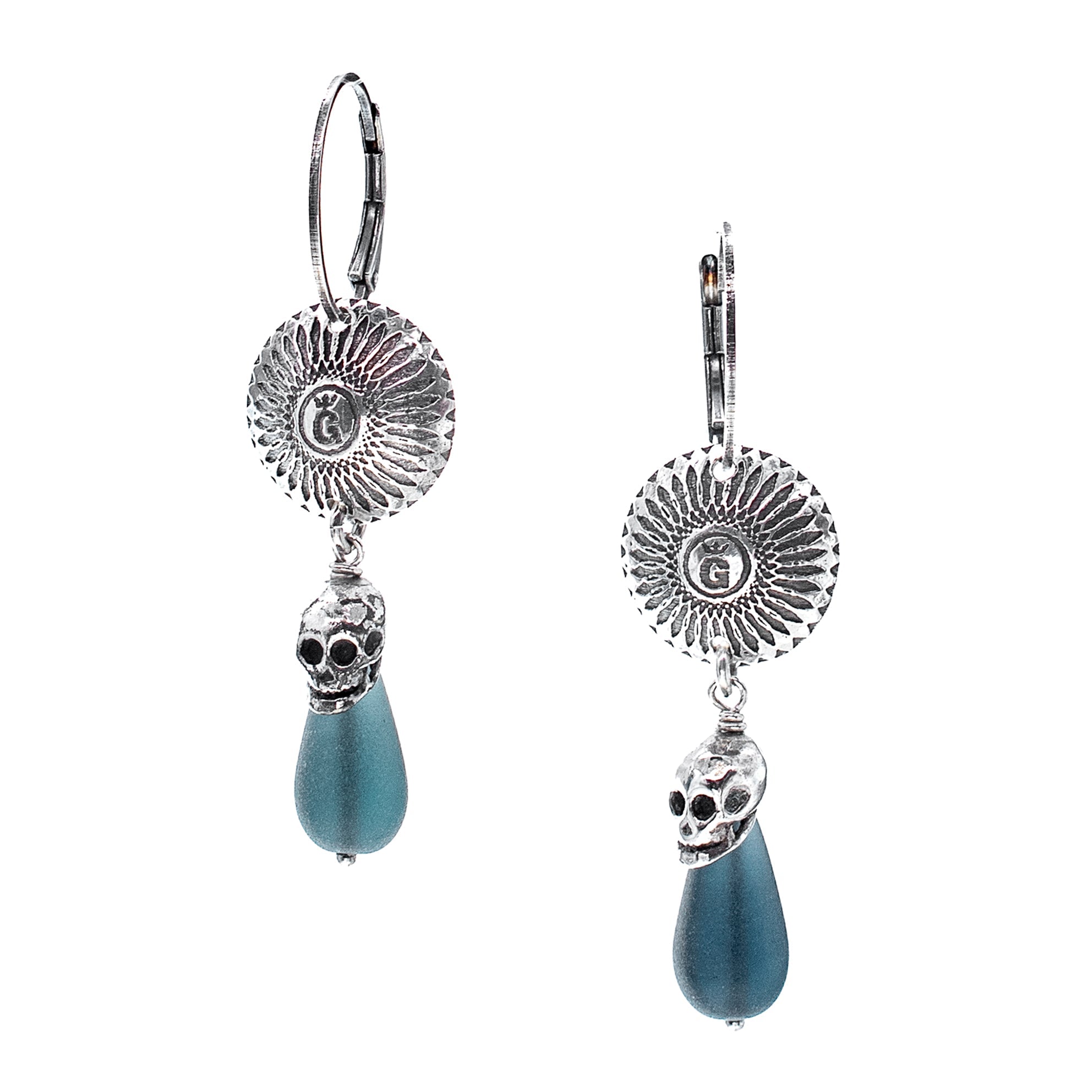 Drop Earrings Montana Blue – Sterling Silver – Gem Kingdom