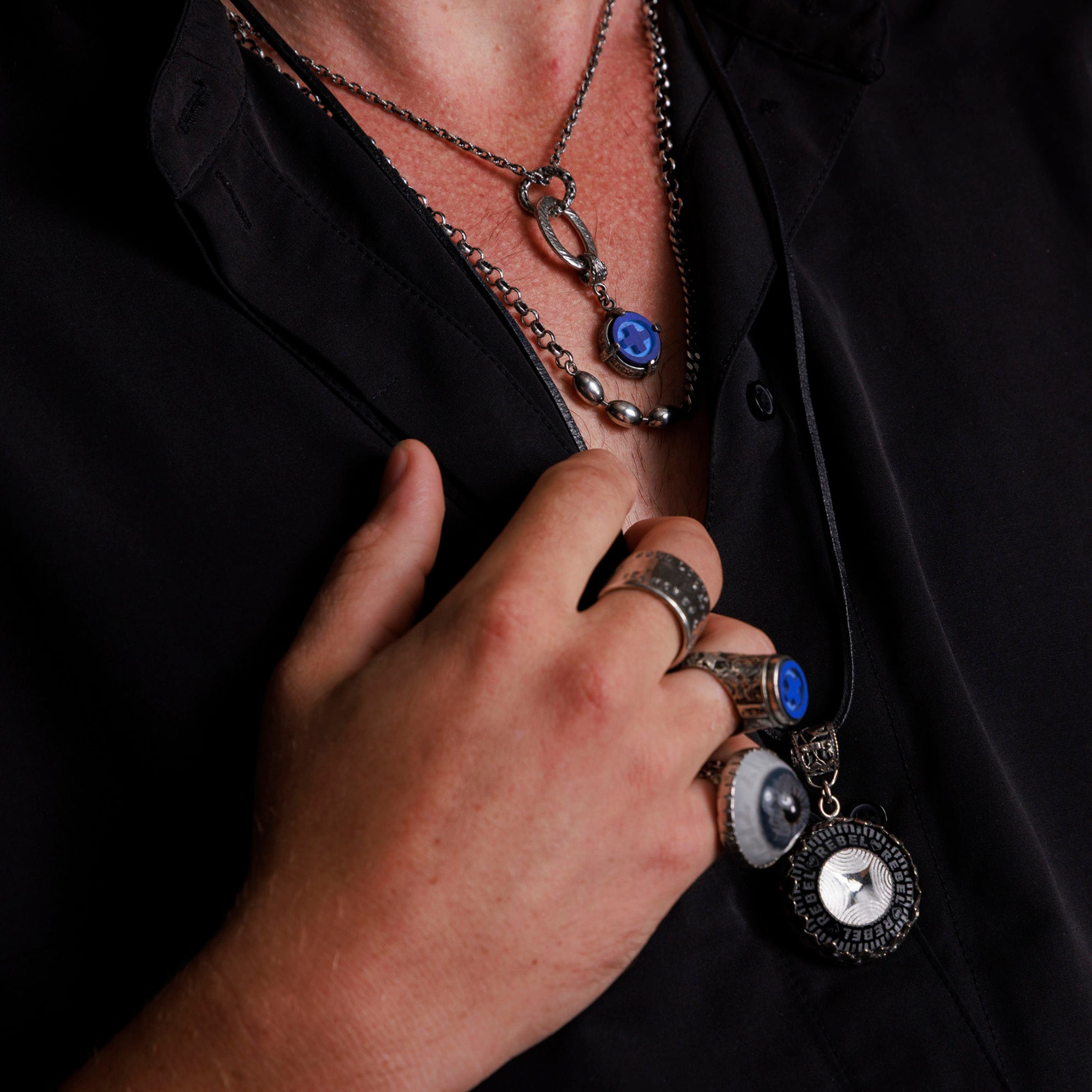 Rebel Rebel Blue Lapis Necklace