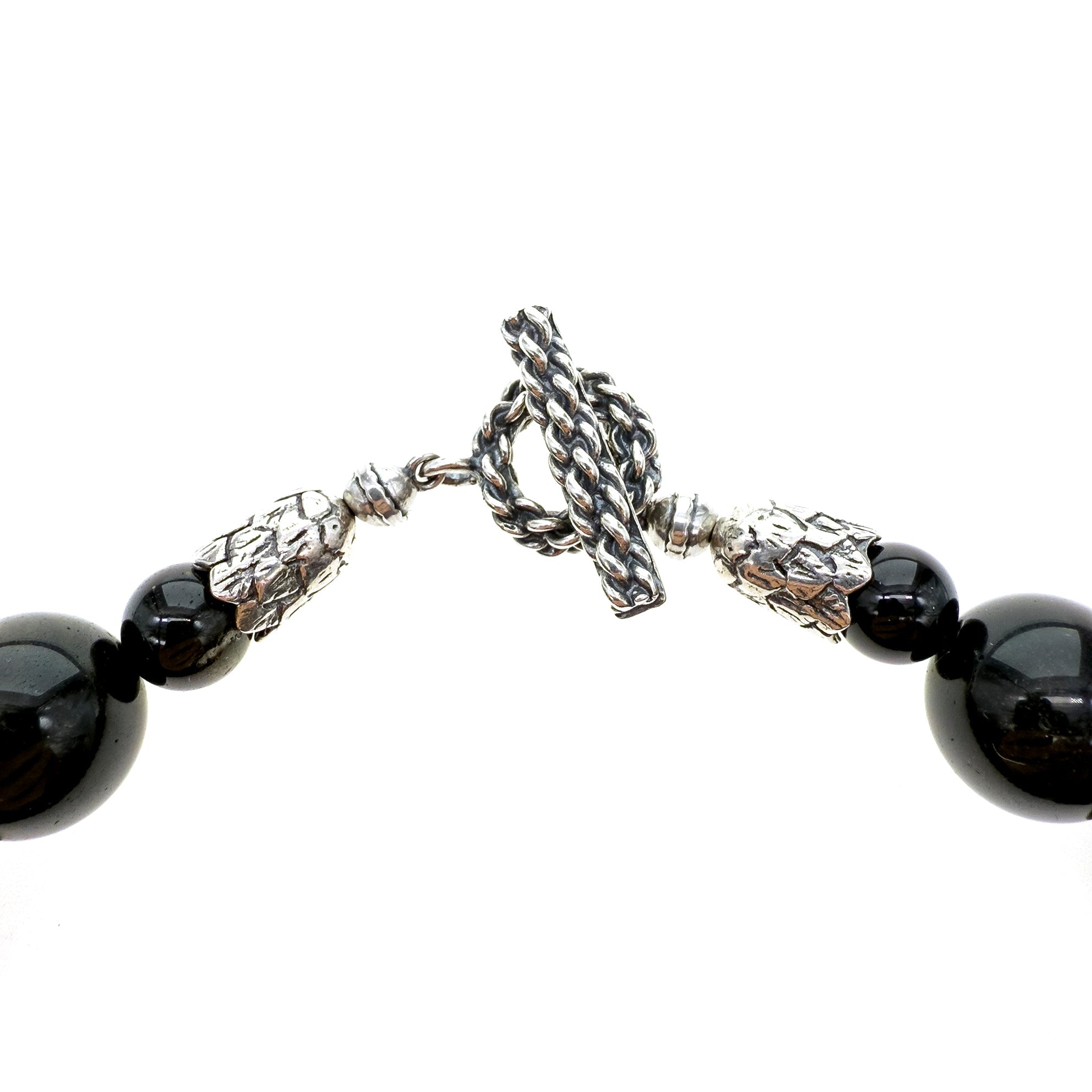 Rebel Rebel Obsidian Beaded Necklace