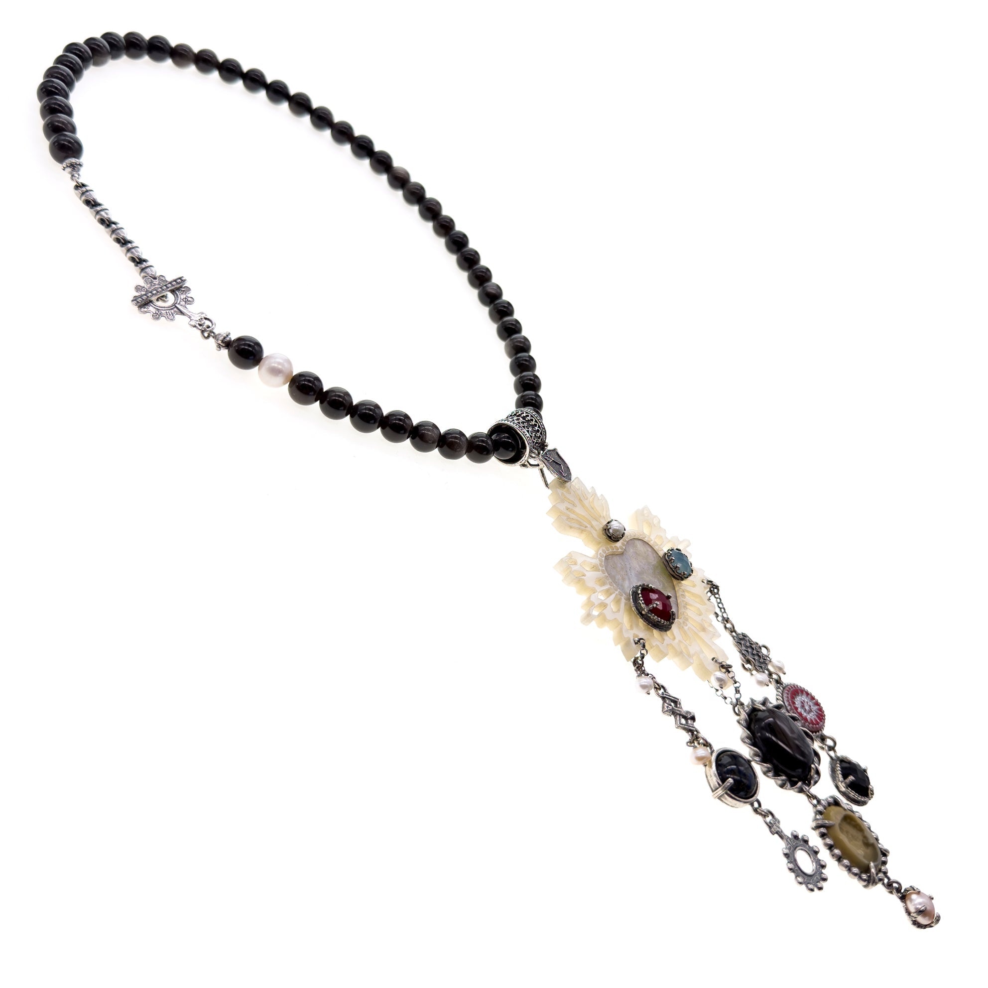 Sacred Heart Statement Necklace