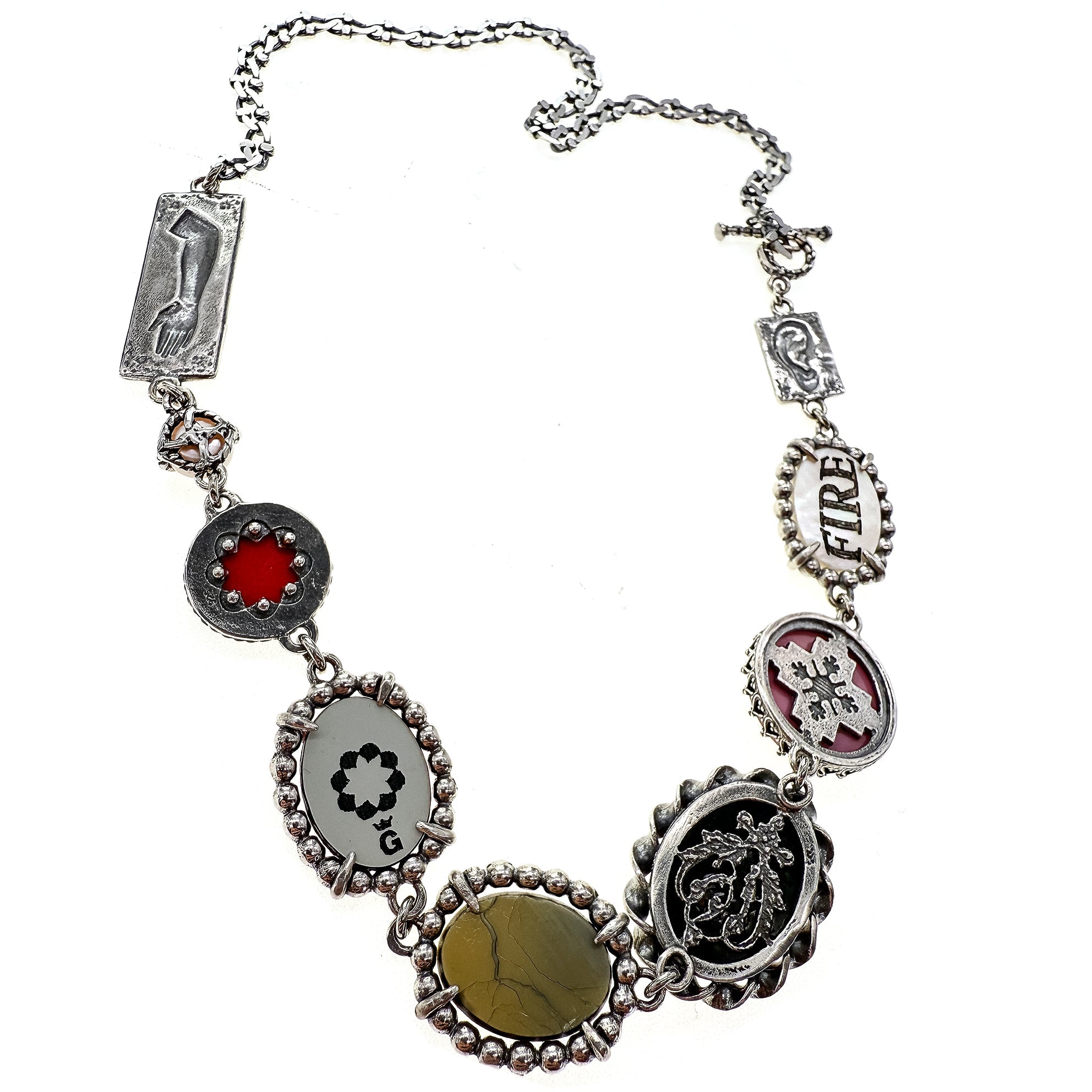 Desire Collar Necklace – Sterling Silver – Gem Kingdom