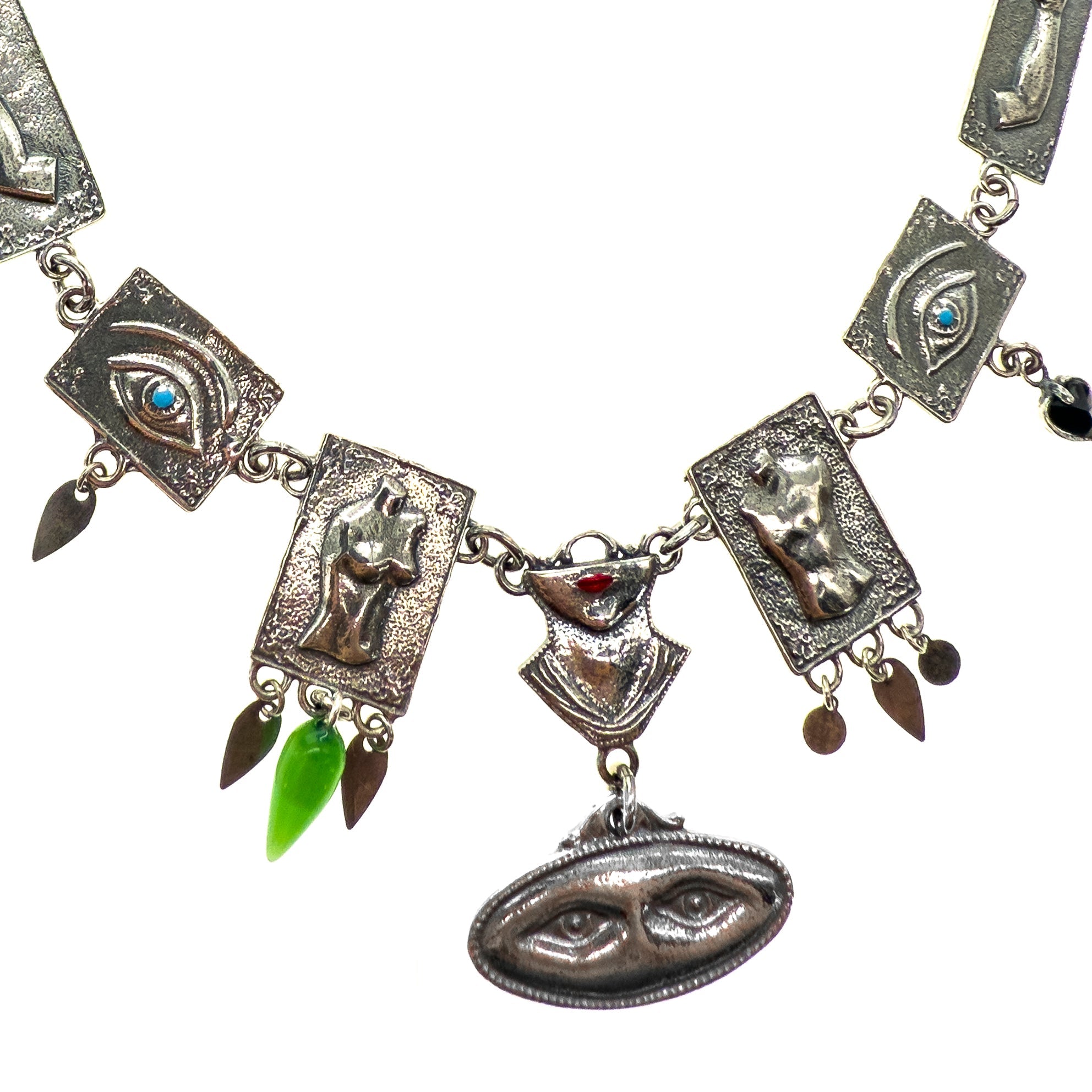 Ex Voto Collar Necklace – Sterling Silver – Gem Kingdom