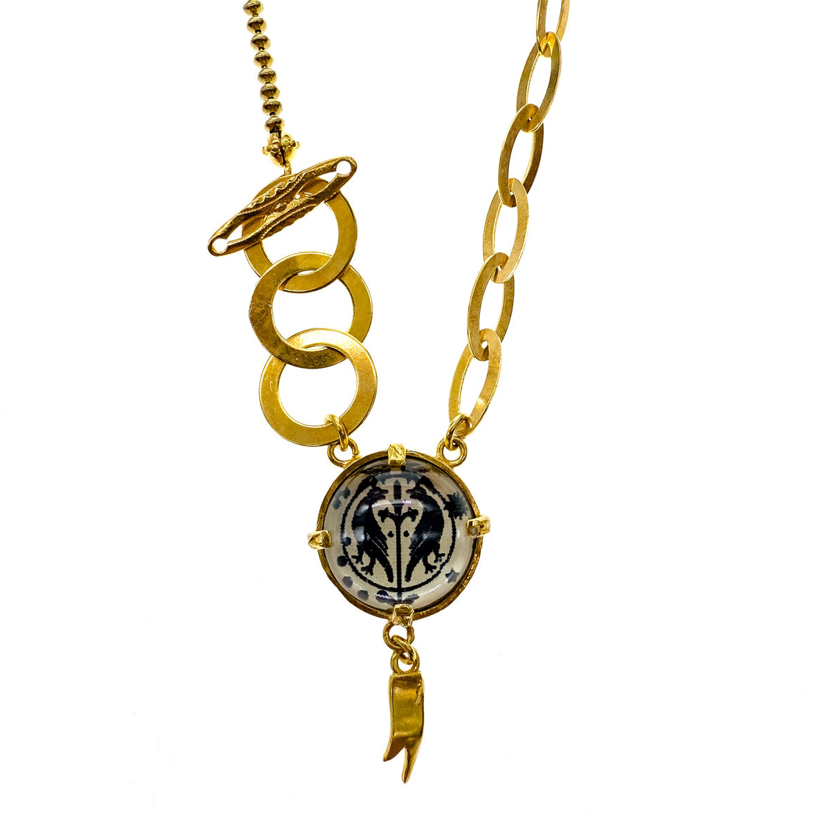 Love Birds Ketting – Verguld – Gem Kingdom
