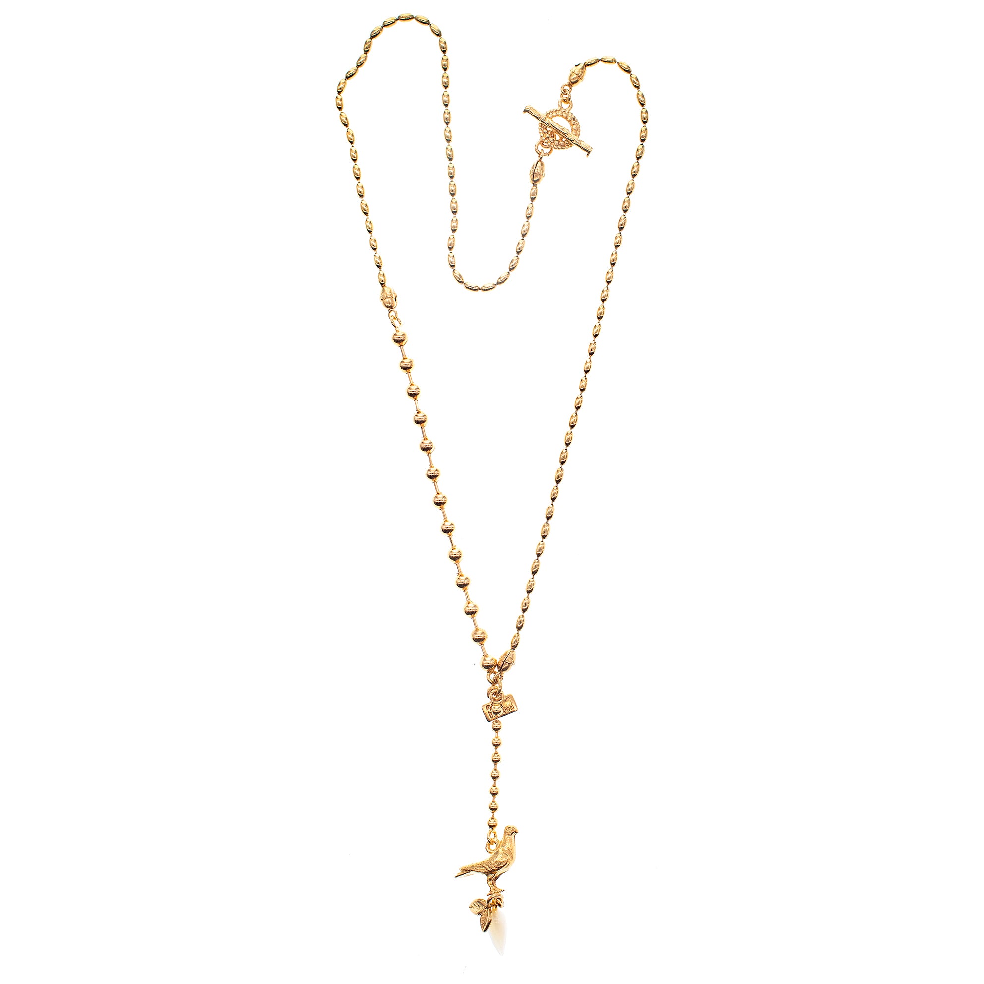 Dove Necklace White Drop