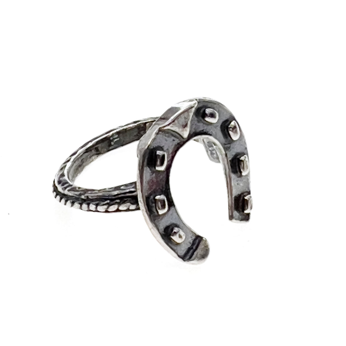 Horseshoe Ring – Sterling Silver – Gem Kingdom
