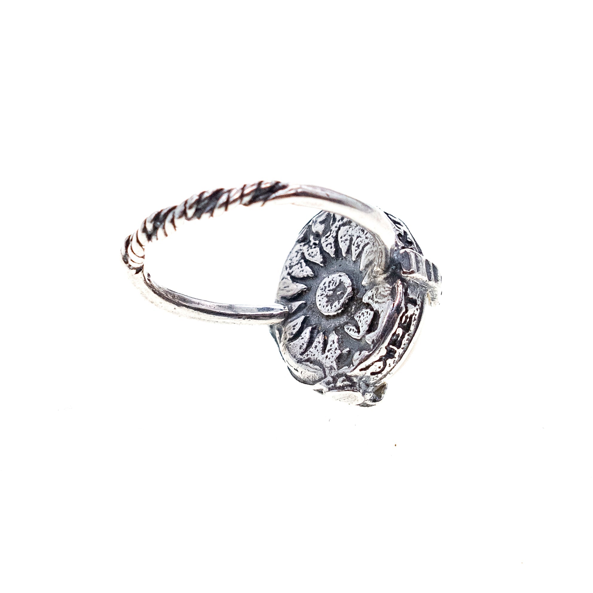 Mother Of Pearl Heart Ring – Sterling Silver – Gem Kingdom