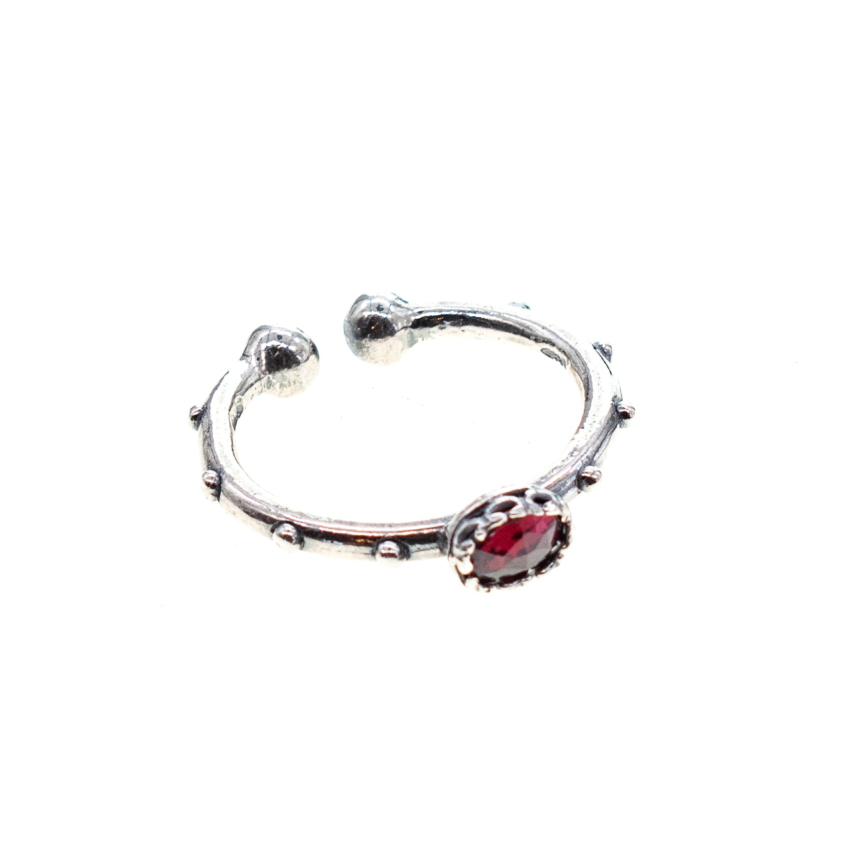Granaat Ring Studs