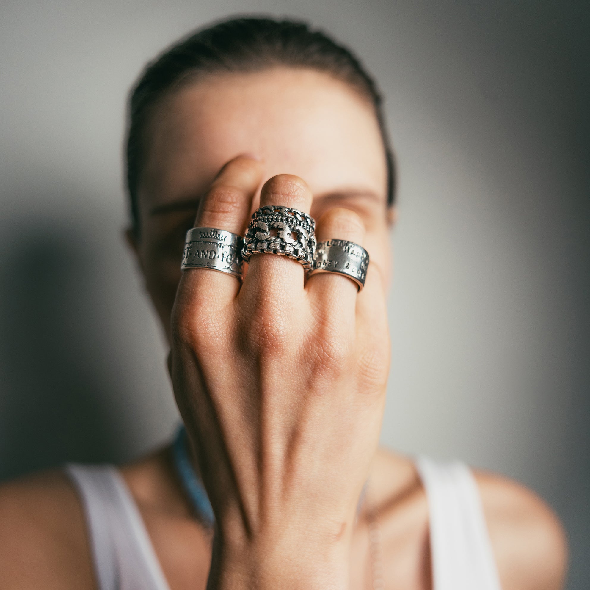 Sterling Silver Good Luck Ring