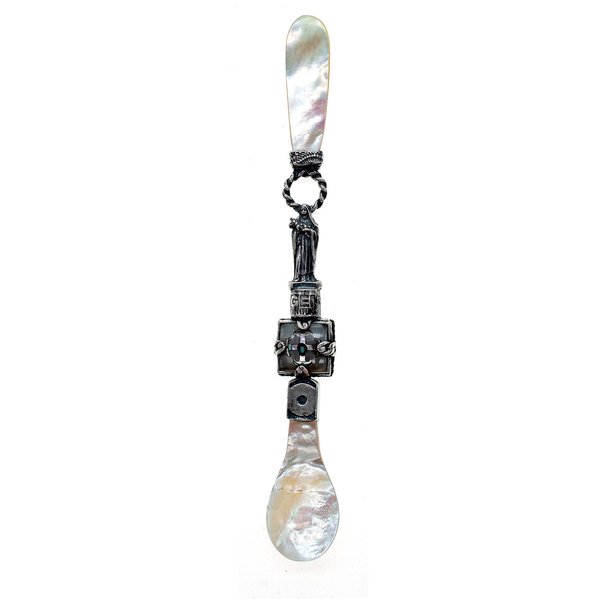 Caviar Spoon Sterling Silver Horn – Sterling Silver – Gem Kingdom