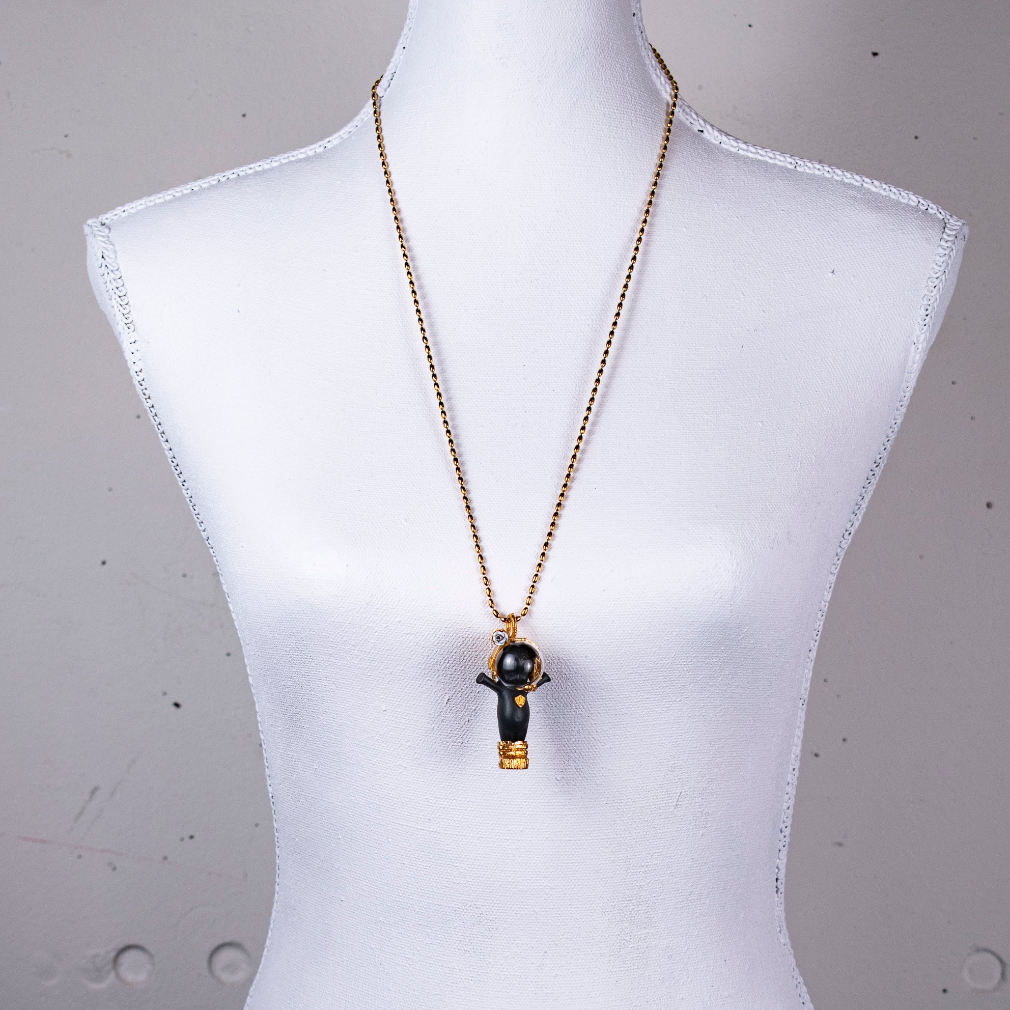 "Major Tom" Ketting Zwart En Goud