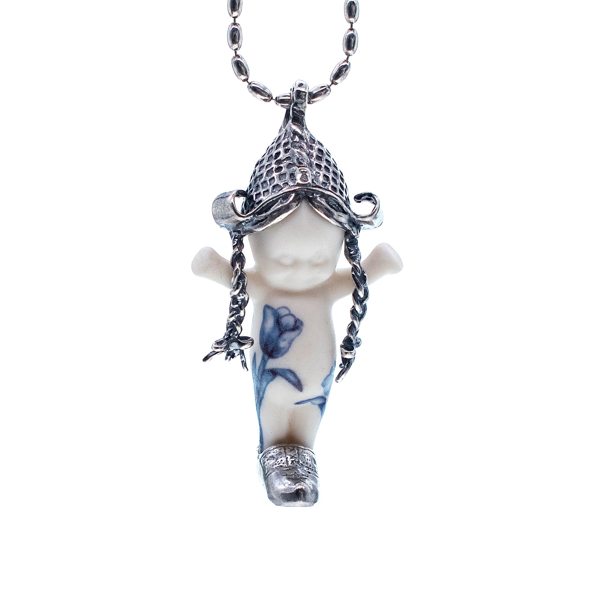 Tulip Silver Necklace – Sterling Silver – Gem Kingdom