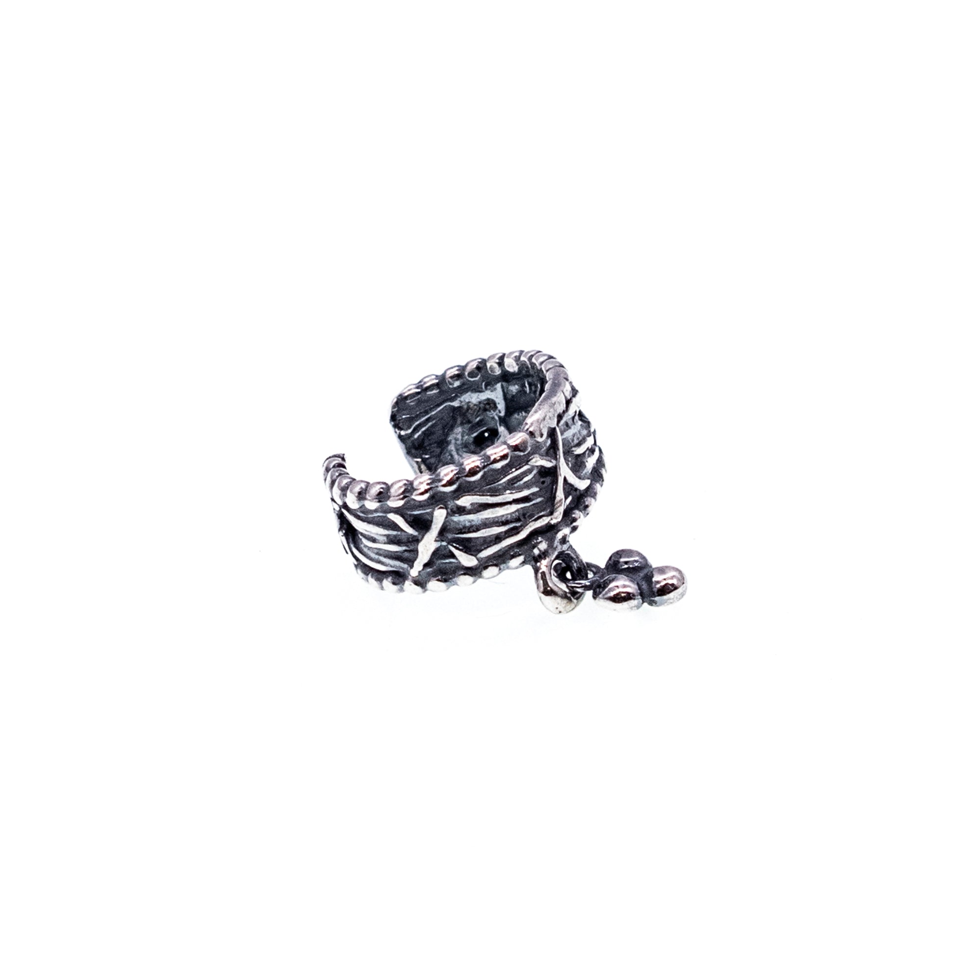 Coiled Drop Sterling Silver Ear Cuff – Sterling Silver – Gem Kingdom