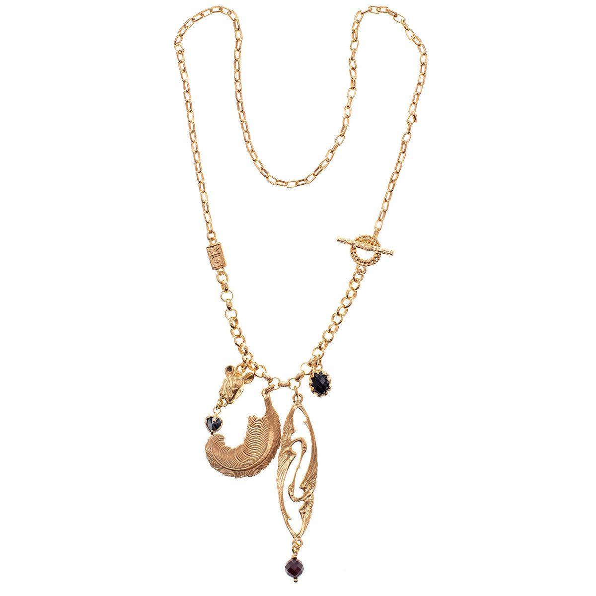 Charm Creatures Necklace – 18k Gold Plated – Gem Kingdom