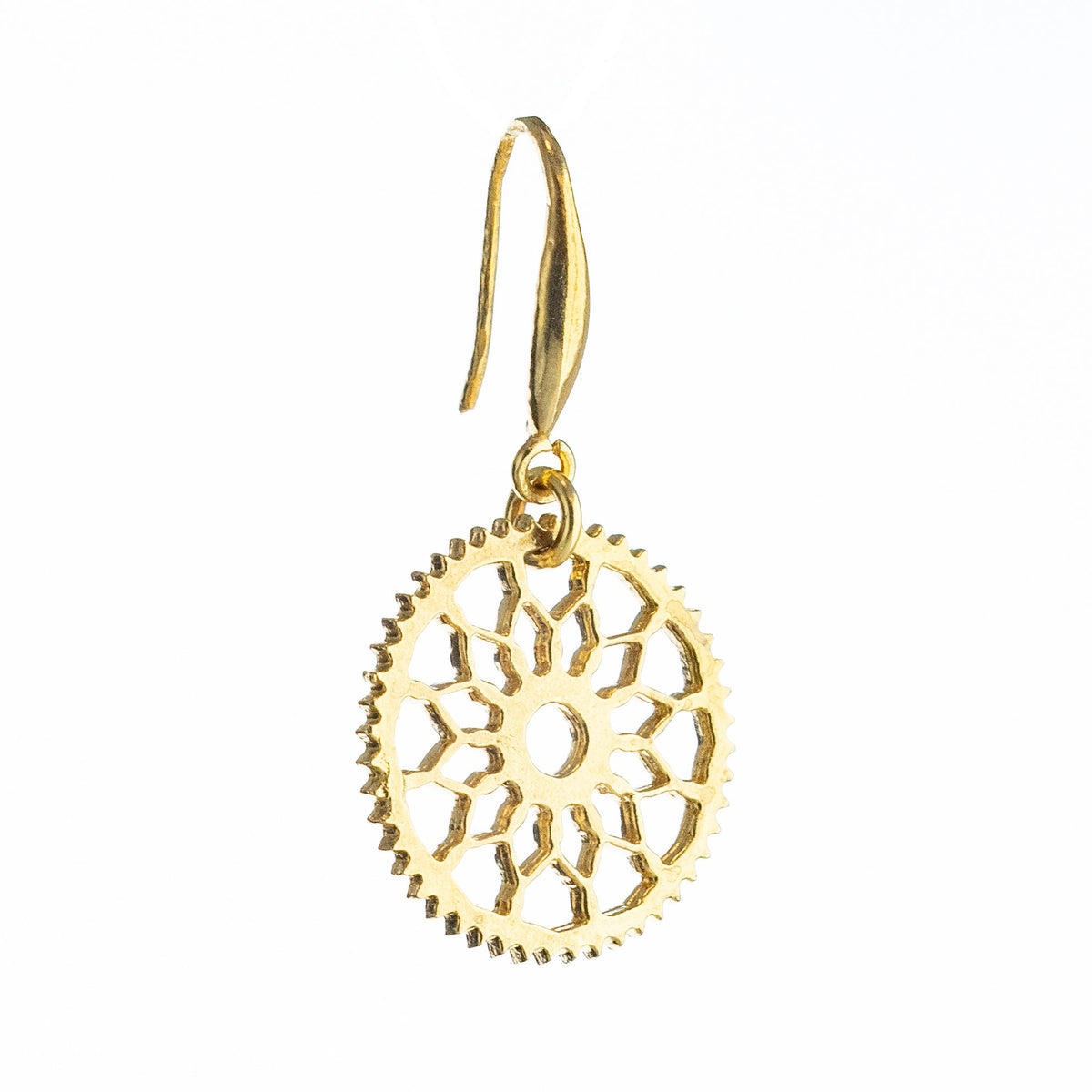 Metropolis I Single Earring – Gold Plated – Gem Kingdom