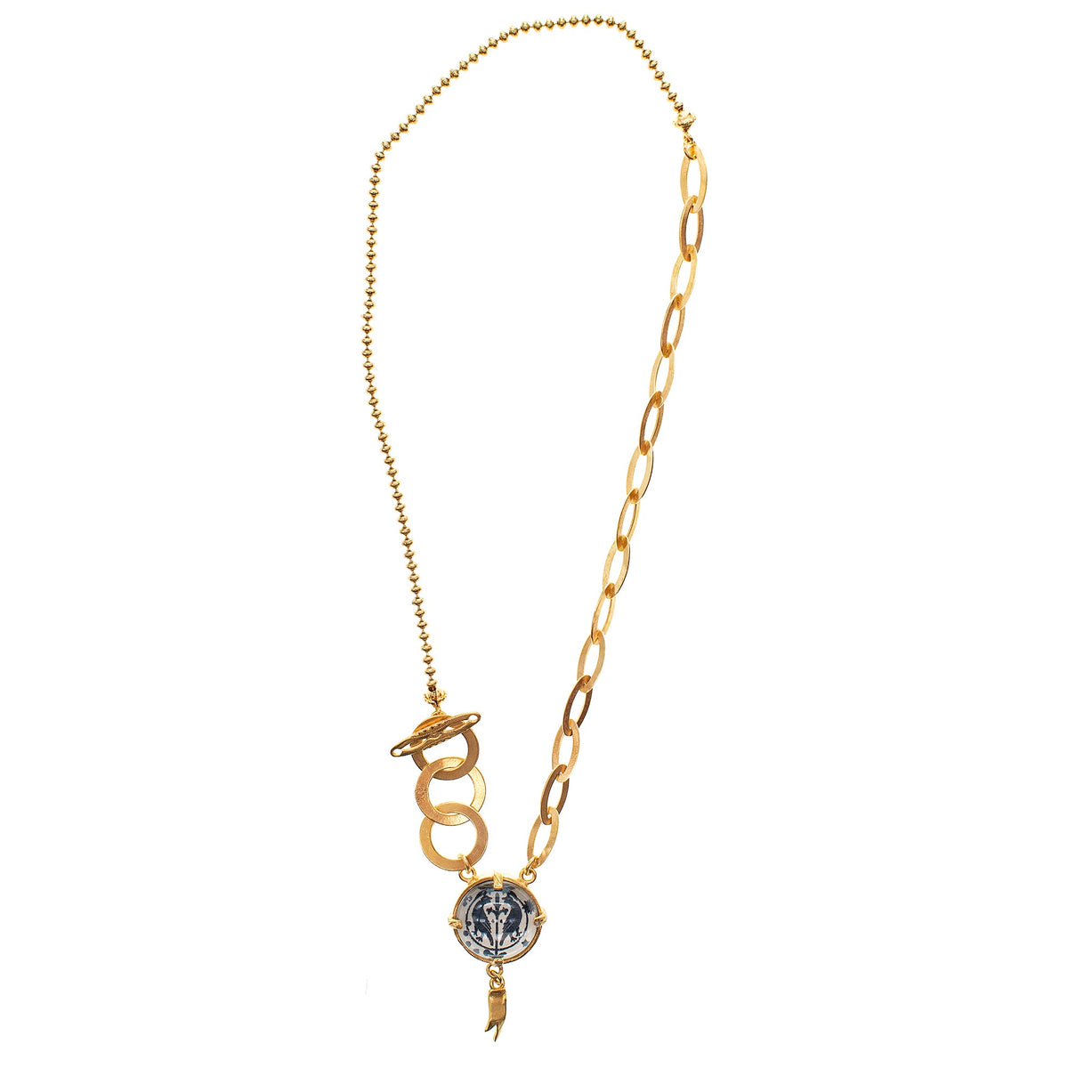 Love Birds Ketting – Verguld – Gem Kingdom