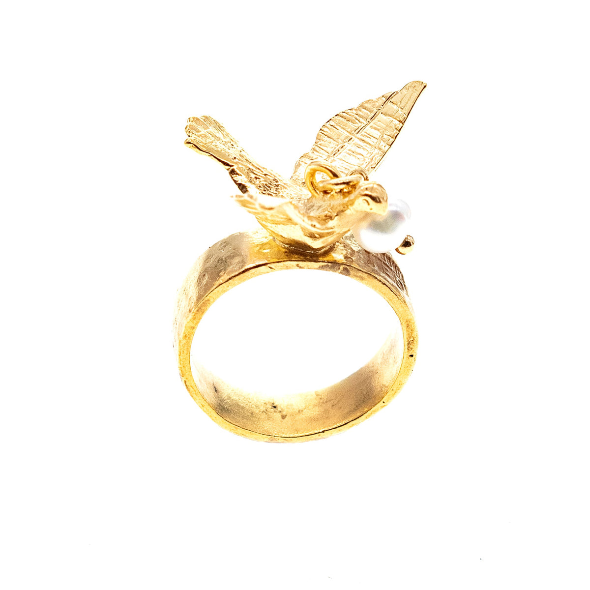 Bird Ring – Gold Plated – Gem Kingdom